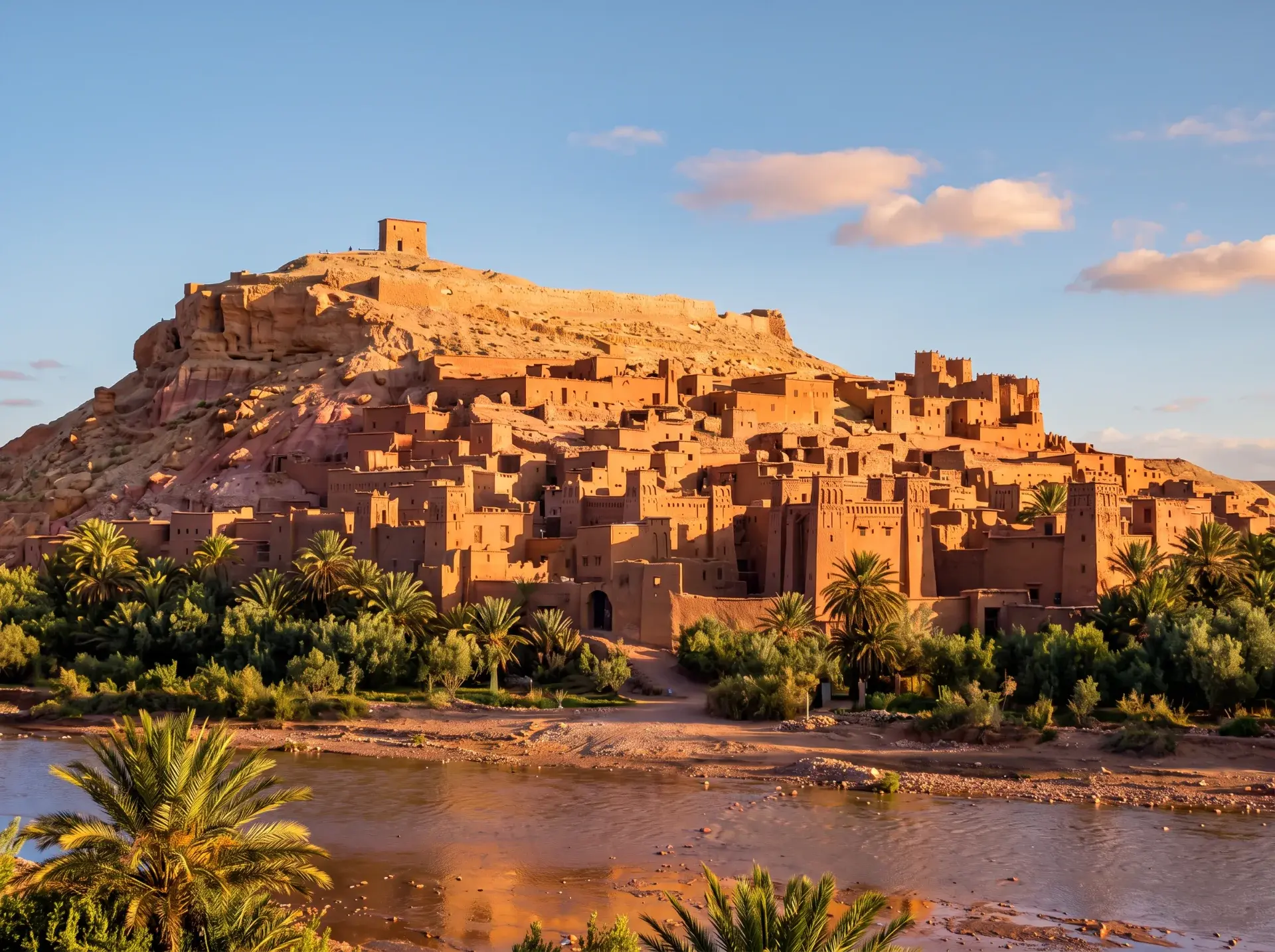 Ounila Vadisi’nden Aït Benhaddou kasbası